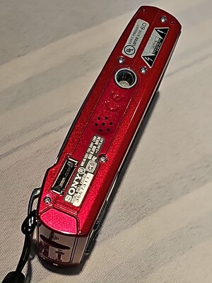 Sony CyberShot DSC-T50-RED-7.2 MP-Digital Camera-memory Card