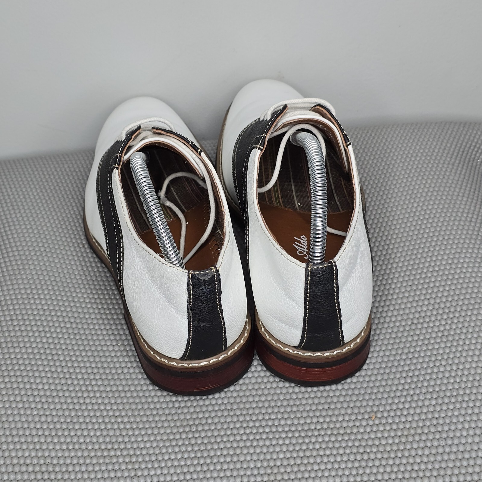 SAOLA Scarpe eleganti derby uomo Ferro Aldo bicolore bianco e nero taglia 6 5 uomo