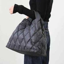 Padded Tote Bags Women's Handbags Shoulder Crossbody Bag Ladies Winter Bags