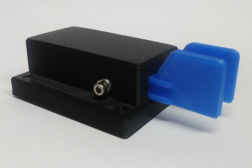 CW Morse Code Keys Iambic Double Paddle Morse Code Key, Black and Blue