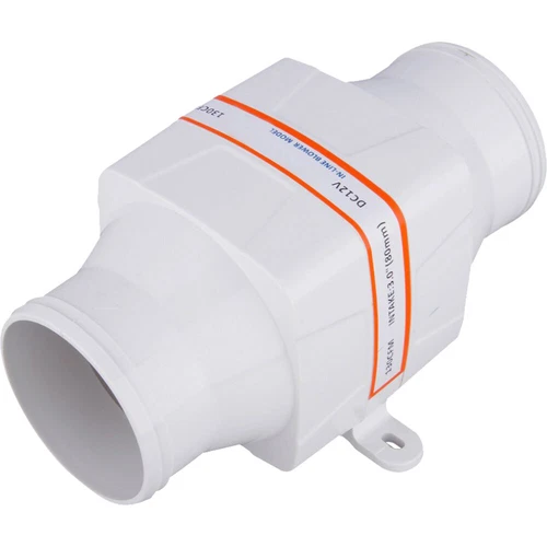 SEAFLO 3" InLine Blower 12V Boat Bilge Cool Fan Marine Galley Engine Ventilation - Picture 3 of 10