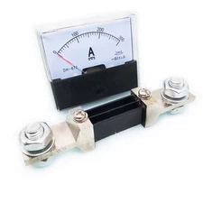Analog Panel AMP Current Ammeter Meter Gauge DH-670 0-300A DC & Shunt