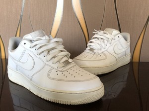 NIKE AIR FORCE 1 '07s SNEAKERS ALL TRIPLE WHITE US MEN'S 9.5 (315122-111) 883412740890 | eBay