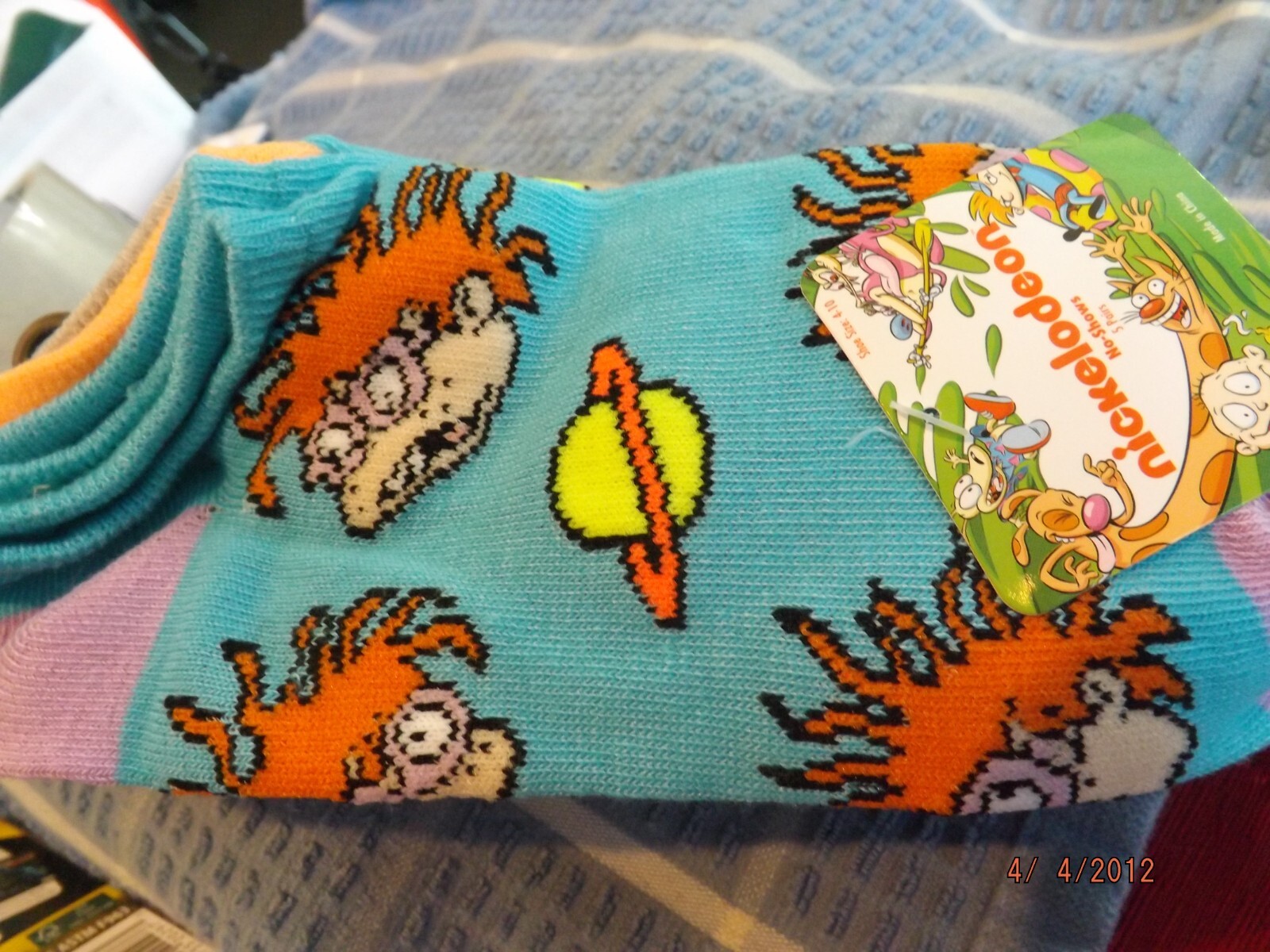 Rugrats No Show Socks for Women 5-Pack Brand New Nickelodeon-image