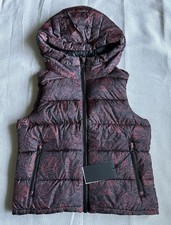 Head Rebel Star Phase Puffy Vest Rose Print Small/medium New Msrp $325