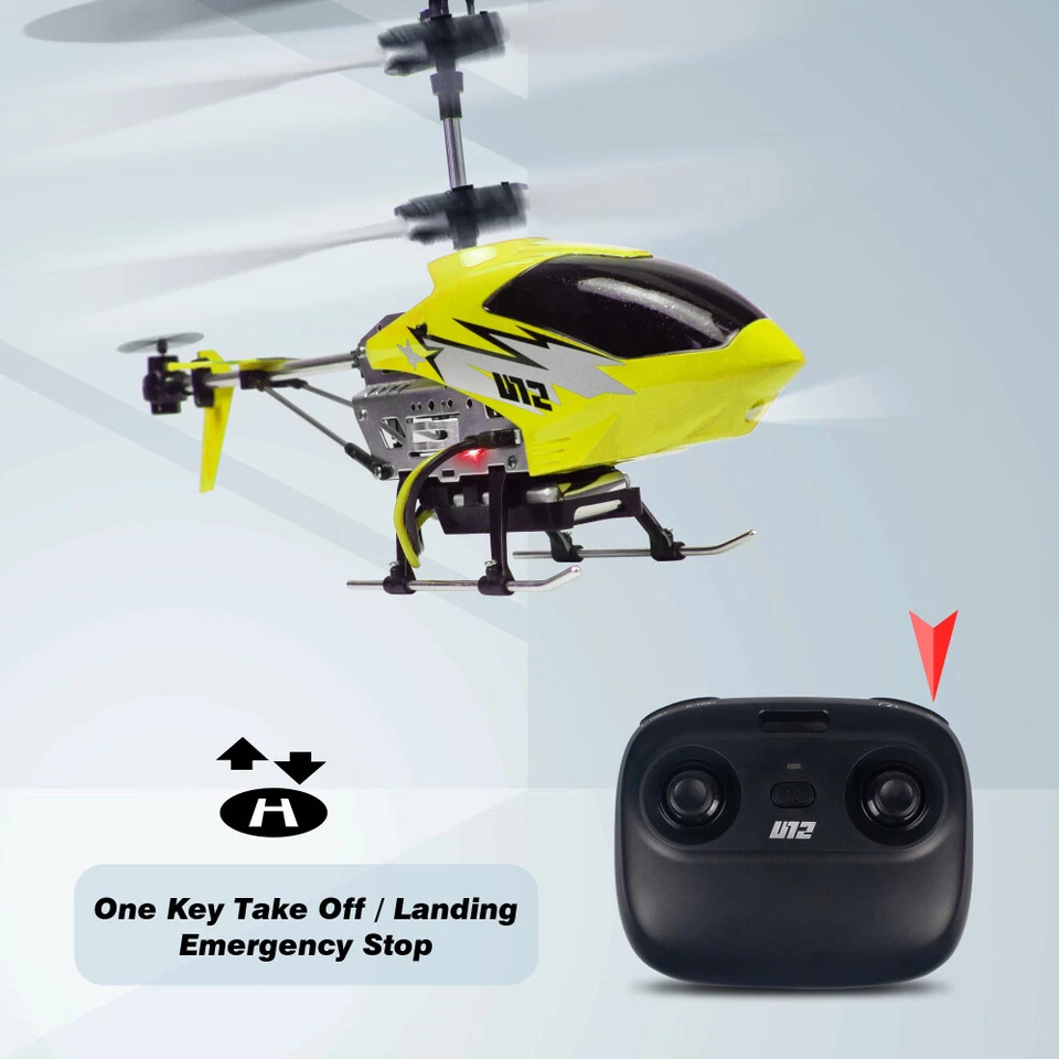 New Mini Helicopter RC Eletric Remote Control Toy Aircraft Outdoor Children Gift - Image 3 of 4
