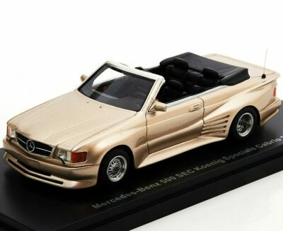 Neo Scale Models 46570 - Mercedes 500 SEC Koenig Specials Cabrio 1985 Beige 1/43
