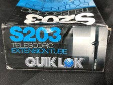 QUIKLOK Microphone/ Speaker Stand S203 Telescopic Extension Tube Black