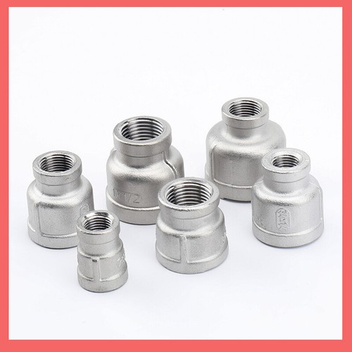 BSP Stainless Reducing Bushes Stainless Steel Pipe Fittings Female Connector - Picture 2 of 23