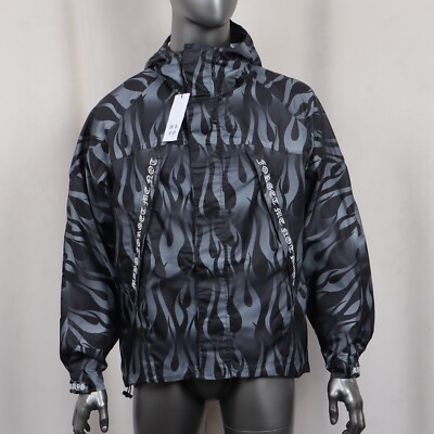 ジャケット・アウター MAYO FIRE EMBROIDERY MOUNTAIN PARKA MAYO】MAYO FIRE EMBROIDERY Mountain Parka - FIRE BLACK