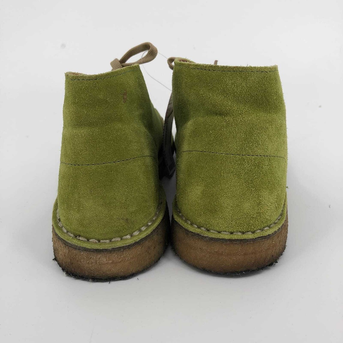 Classic Green Leather Chukka Boots | Men display picture 2
