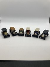 Lot of 6 Vintage Reader's Digest Classic Cars Diecast  Plastic
