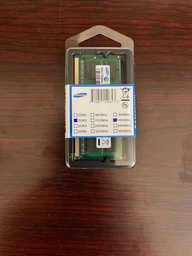 SAMSUNG DDR3 DDR3L Memory - Ram SODIMM Laptop RAM 8GB 1600Mhz