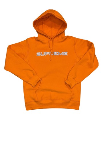 SS17 SUPREME SEQUIN LOGO HOODED 