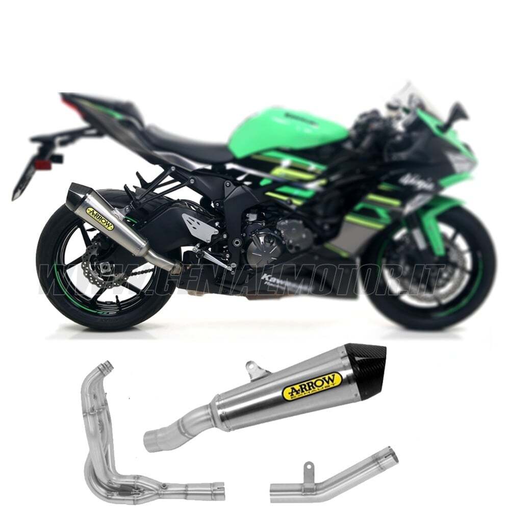 Full Exhaust Arrow R X-Kone Steel F Carb KAWASAKI ZX-6R 636 2019