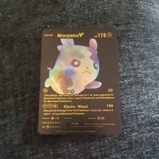 ??Black Pok�mon Card Morpeko Collectable Pok�mon Card Fan Art Costume 2020