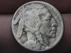 1924 S Buffalo Nickel 5 Cent- San Francisco, VG Details, Lamination Mint Error