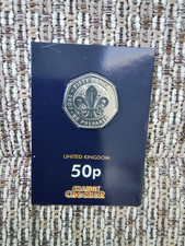 BU 50p2019 50p   100 years of the boy scouts in charge checker card
