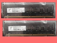 8GB (2 x 4GB) DDR4 2400 (PC4 19200) Desktop Memory Model F4-2400C17D-8GNT. QTY 2