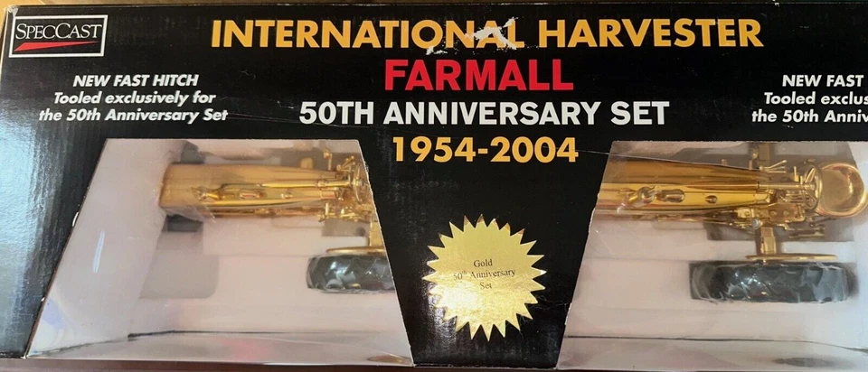 Gold International Harvester Farmall 300 400 50th Ann 1/16 SpecCast #15 NEW - Image 4 of 4