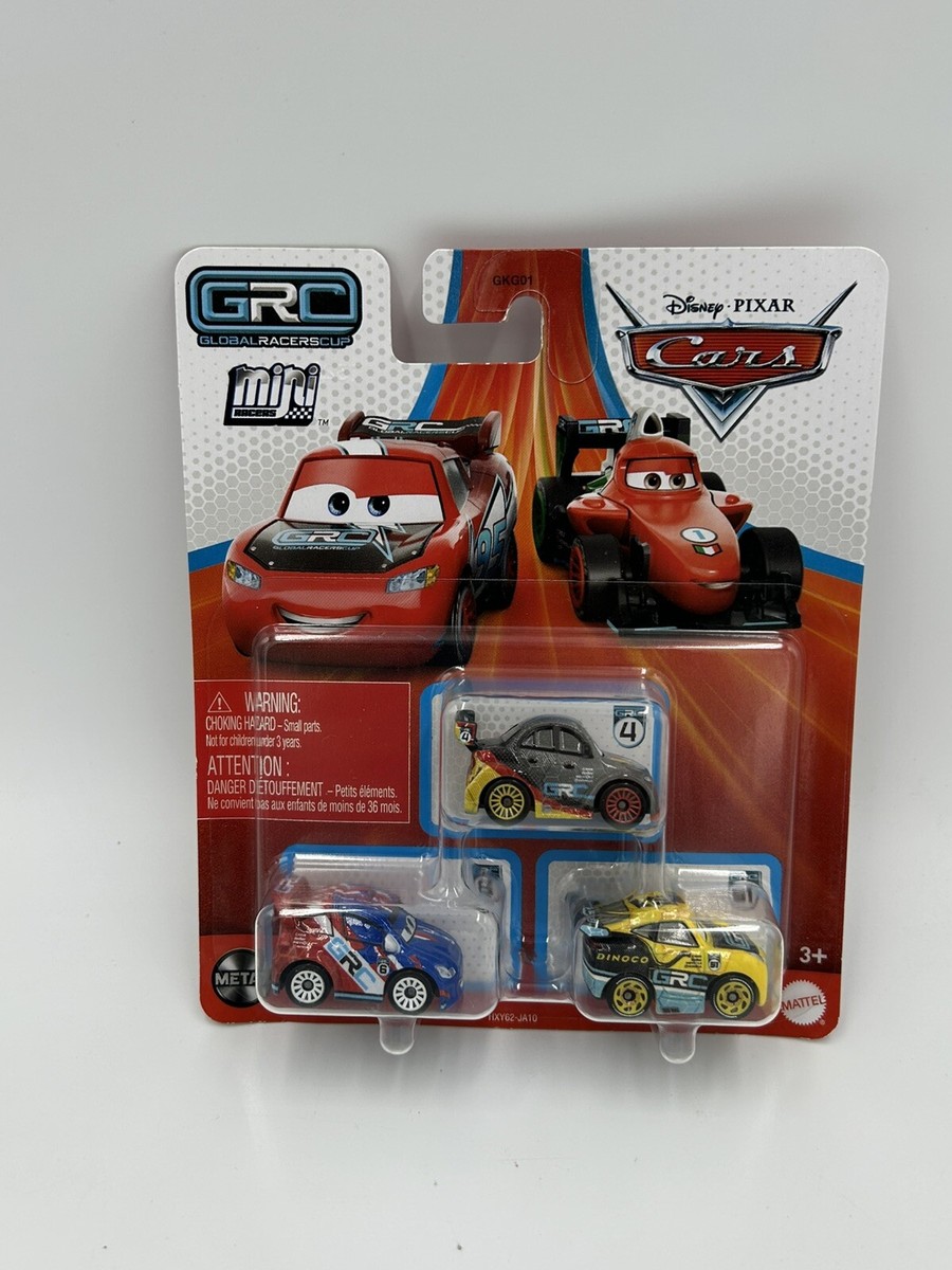 Disney Pixar Cars GRC Mini Racers Raoul CaRoule, Max Schnell and