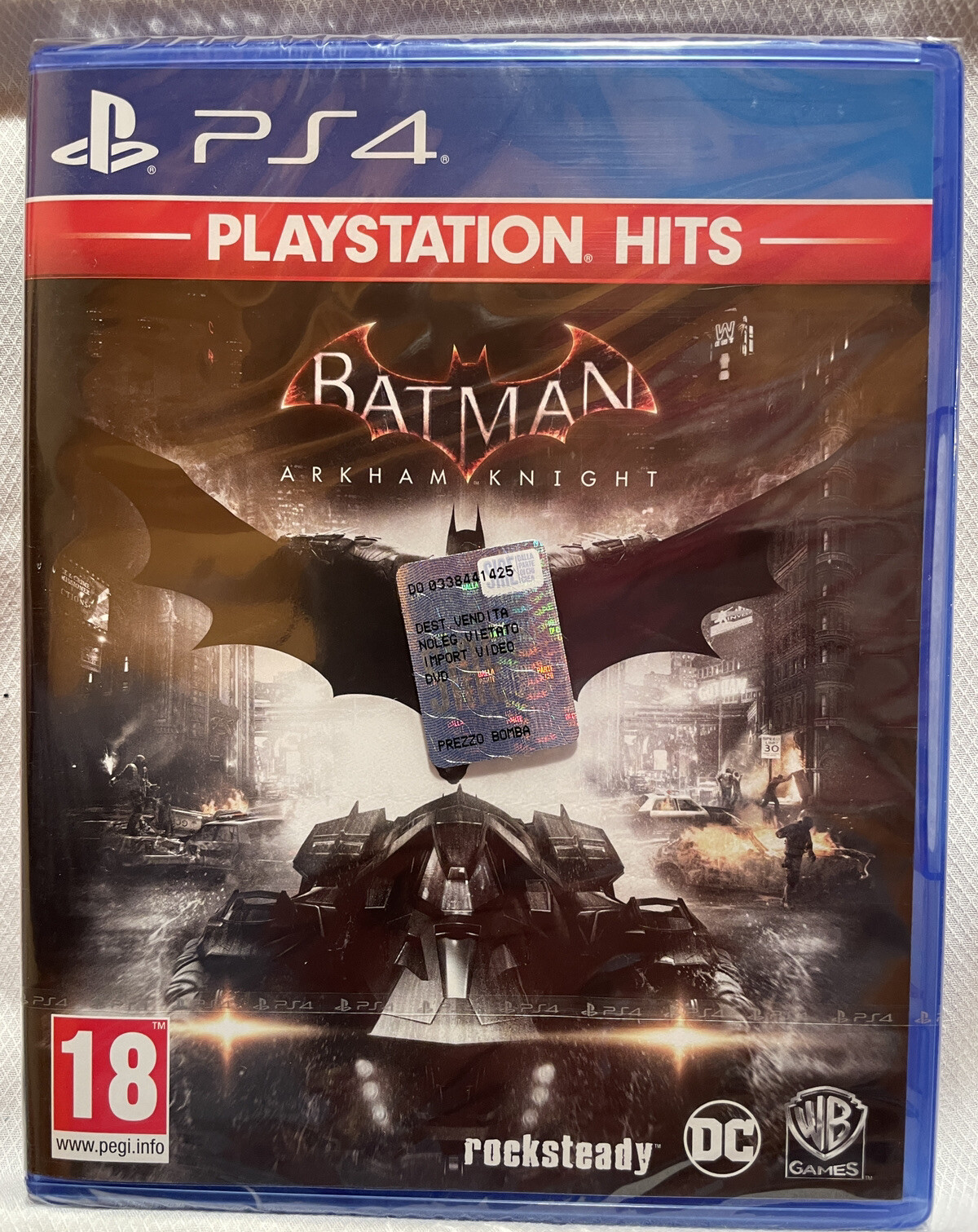 BATMAN ARKHAM KNIGHT PS HITS VIDEOGAME PLAYSTATION 4 GIOCO NUOVO DI ZECCA SIGILL