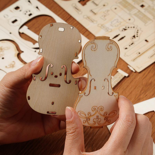 Rompecabezas 3D hágalo usted mismo - instrumentos musicales variados - Imagen 14 de 28