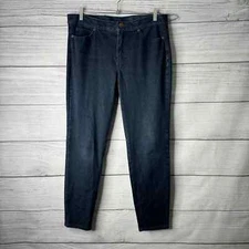 J.Jill Denim Soft Ultra-Stretch Jeggings Jeans Dark Wash Comfort Size 12