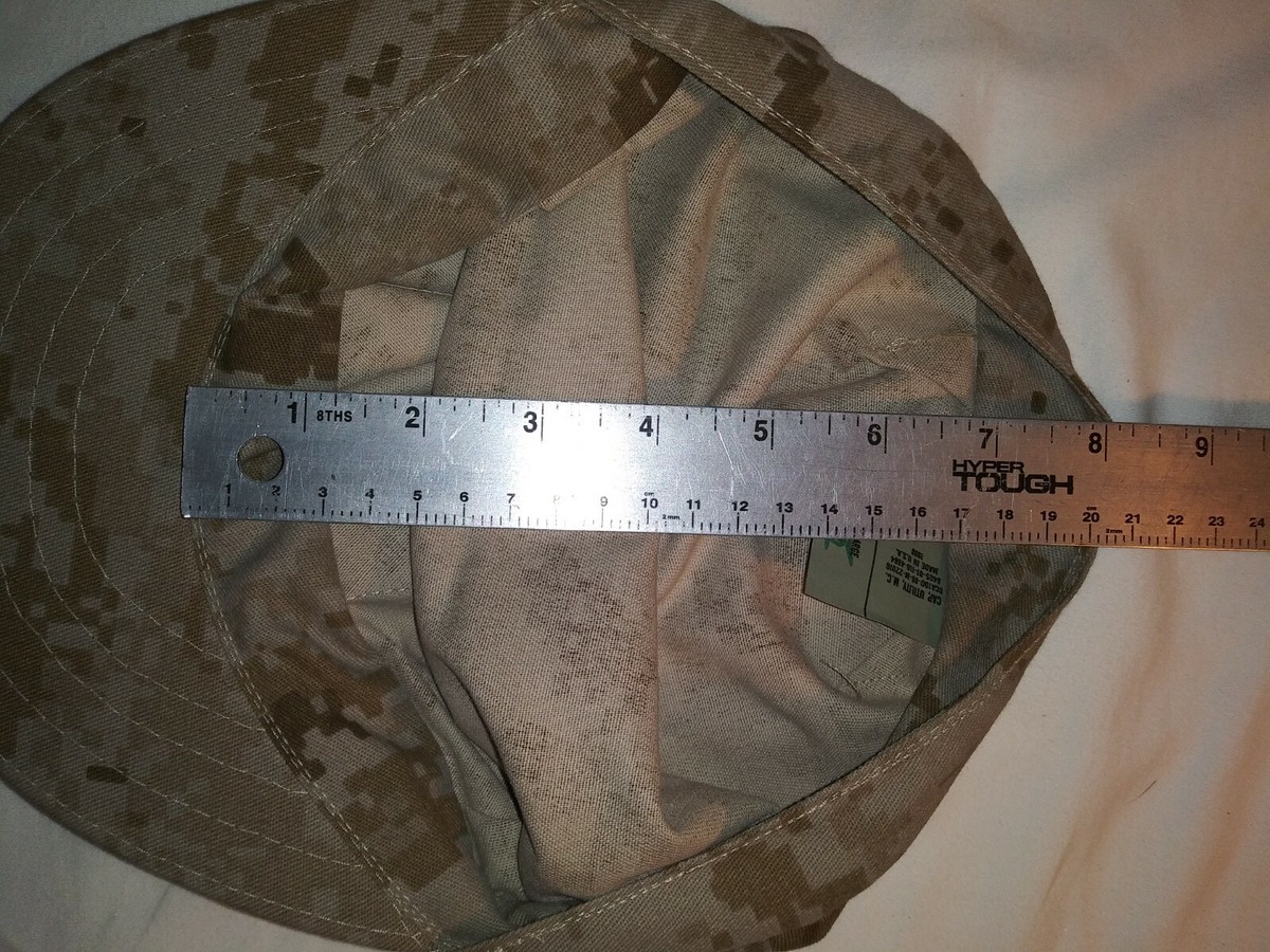 Genuine USMC Marine Garrison Cover Desert Marpat 8 Point Cap Hat - Foto 7