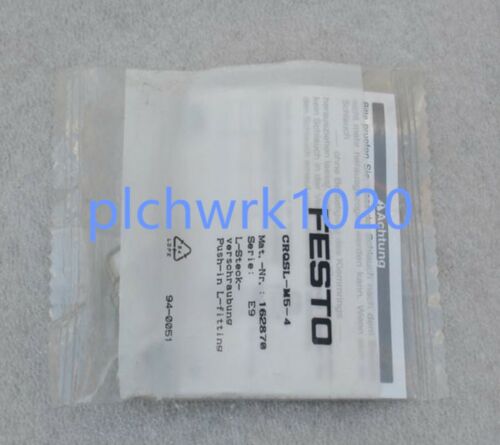 1 PCS NEW FESTO gas fitting CRQSL-M5-4 162870 - Picture 1 of 3
