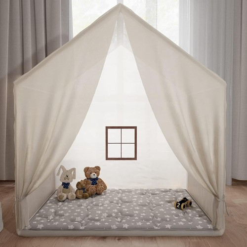 Kids Play Mat 53"x36" Non Slip for Tents Indoor/Outdoor Toddler Star Print Large - Picture 6 of 6
