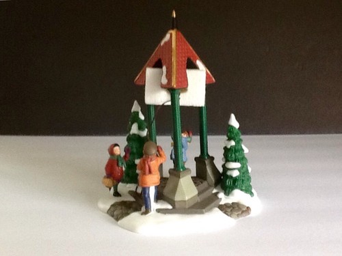Departamento 56 "Campanas de Navidad" Heritage Village pieza de evento especial de colección 1996 retirado - Imagen 6 de 12
