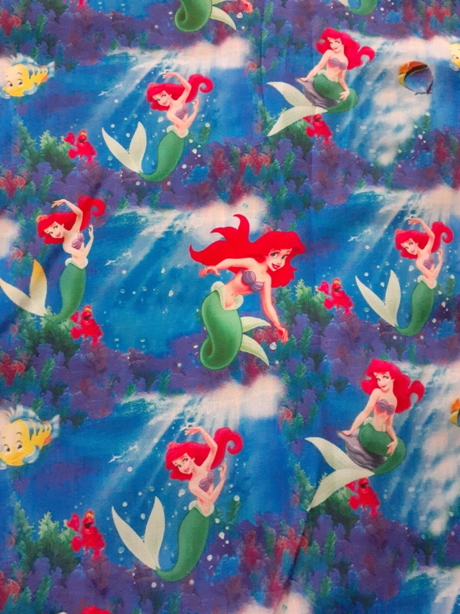 Little 2024 mermaid fabric