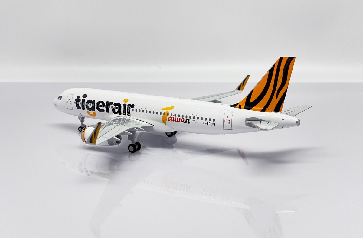 tigerair A320-200 タイガーエアー B-50018 JC Tigerair Taiwan A320 Reg: B-50018 Scale 1:200 JC Wings Diecast