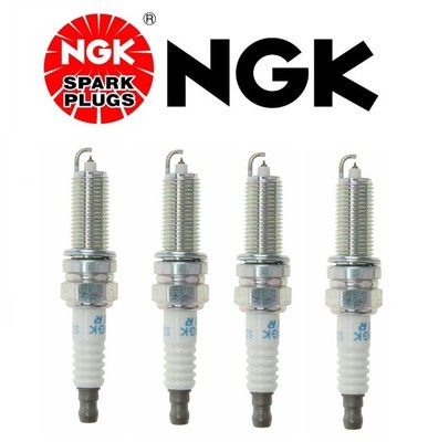 Set of 4 Spark Plug OEM NGK Laser Iridium SILZKR6B10E for Kia Hyundai Veloster