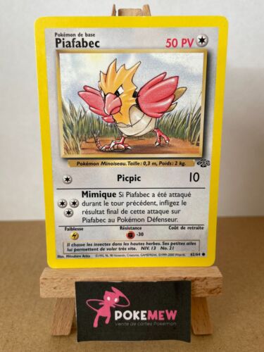 PIAFABEC 62/64 - EXCELLENT - JUNGLE - Carte Pokémon FR ED.2 - Photo 1/2