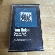Van Halen Women and Children First Cassette Tape 1980 Vintage