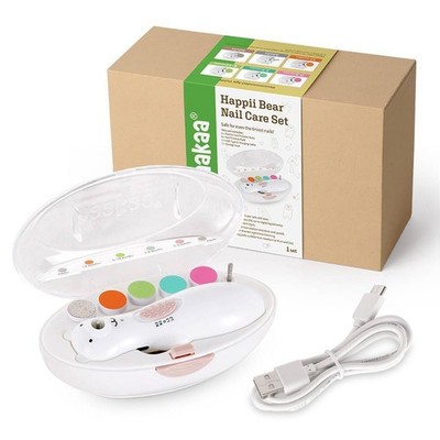 haakaa Happii Bear Rechargeable Nail Trimmer Set