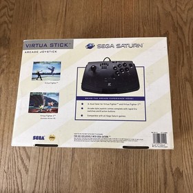 Sega Saturn Virtua Stick Joystick Controller MK-80112 Open Box, Reg Card, Tested