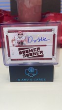 2025 NATIONAL TREASURES DANNY STUTSMAN PATCH AUTO /75 BOOMER SOONER TEAM SLOGAN