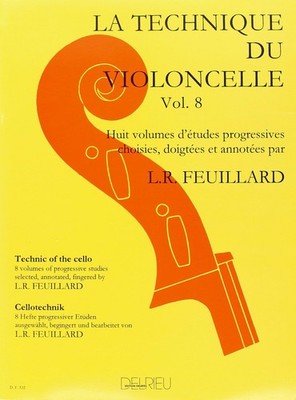 Technique du violoncelle Volume 8, Louis R. Feuillard, Cello, Printed Music