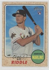 2017 Topps Heritage High Number JT Riddle #575 2u3