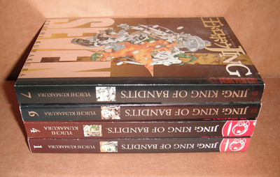 Jing: King of Bandits Vol. 1,4,6,7 Manga Graphic Novels Set English