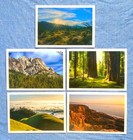 5 California State Parks Cards & 5 Envelopes 4¾"x6¾" Blank Inside - NEW — photo 5