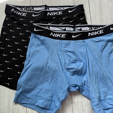 New Men's NIKE Set Of 2 Dri Fit Cotton Blend Boxer Brief