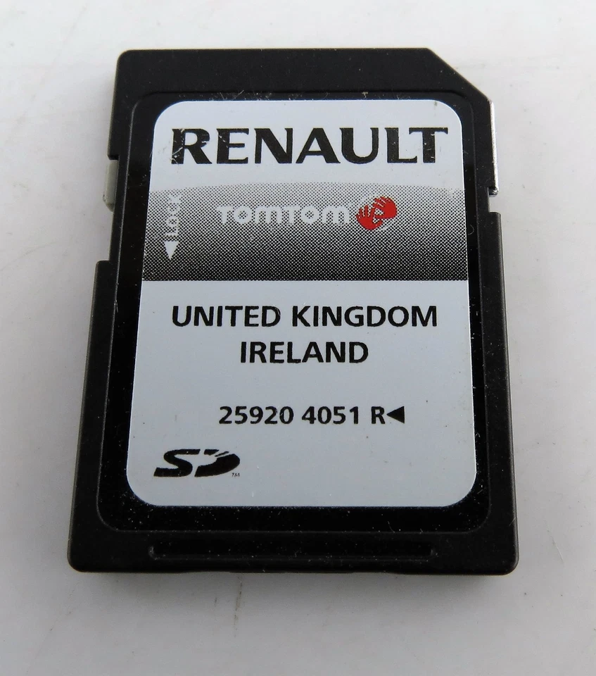 Genuine Renault United Kingdom Ireland MAP DATA Satelite Nav SD Card 259204051R - Image 2 of 4