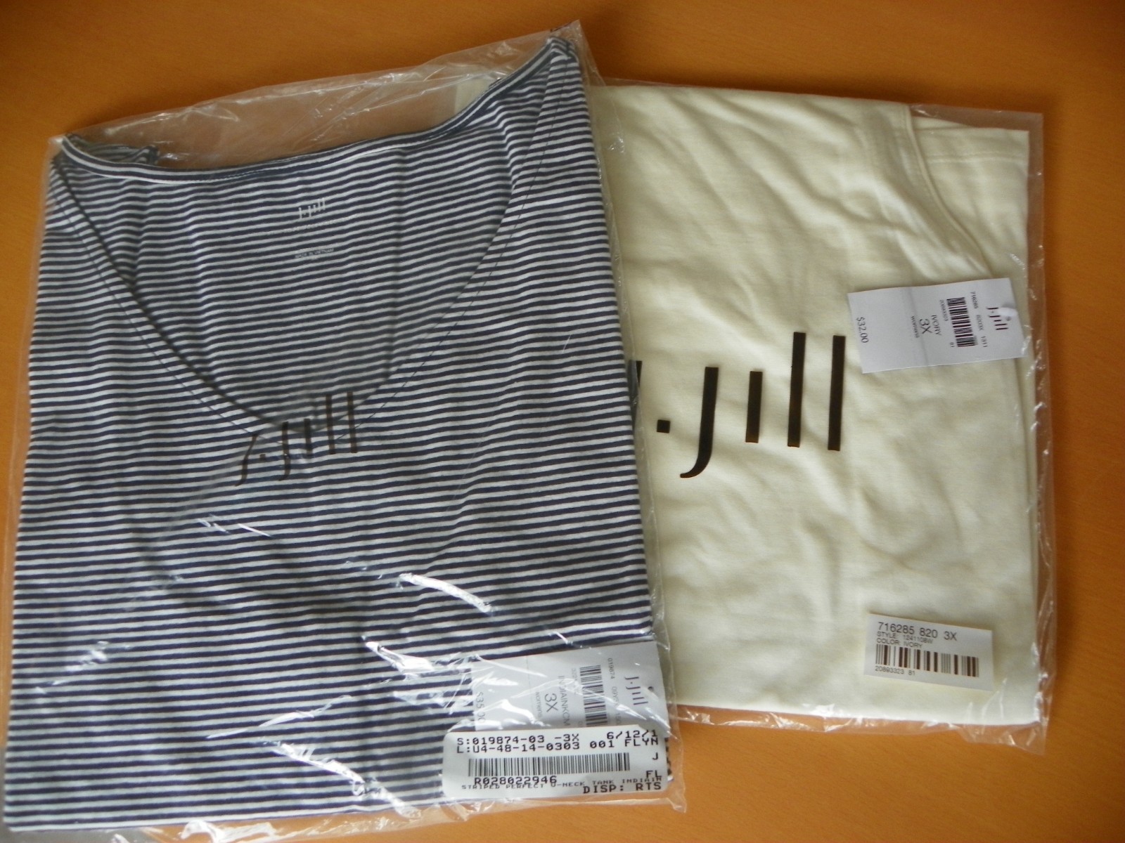 TWO  J. JILL  Women's size 3X Sleeveless Tank Tops   - NEW IN BAG