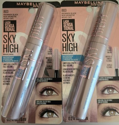 Maybelline New York Sky High Lash Sensational Mascara-803 Brownish Black 2PACK