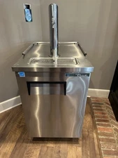 True Commercial Single Tap Kegerator Stainless Steel