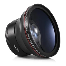52MM 0.43x High-Definition Wide Angle + Macro Lens Attachment for Nikon D-Ser...